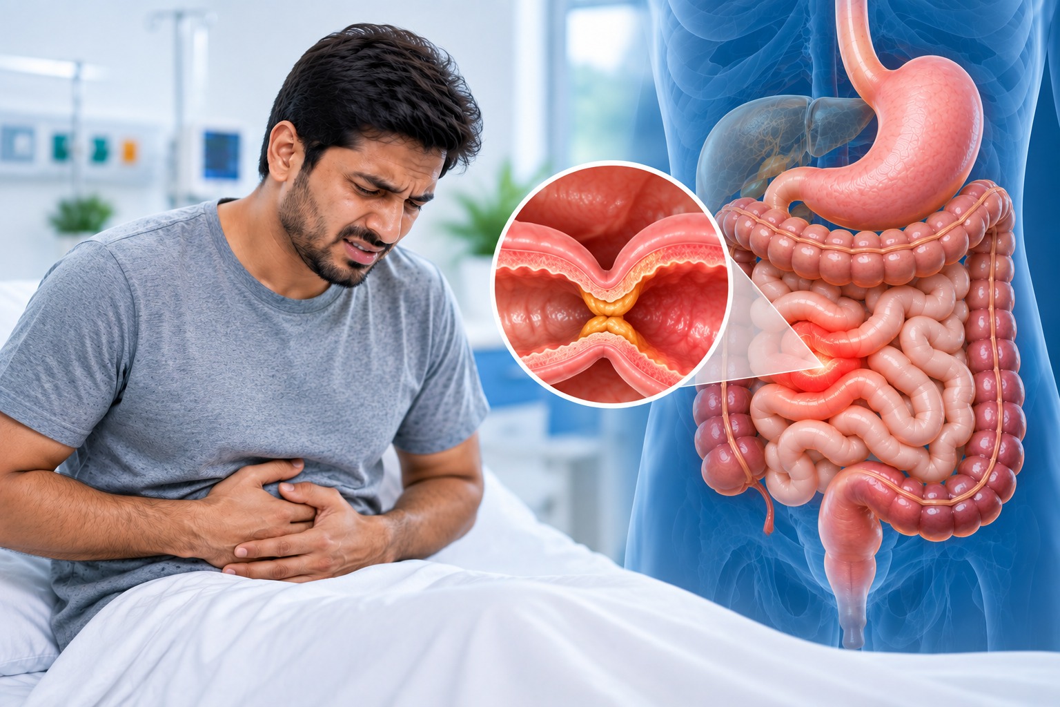 Intestinal Obstruction: Symptoms, Causes & Treatment at Gangasheel Hospital Bareilly